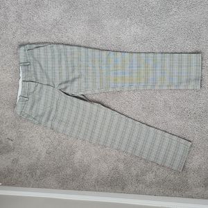 2 for $15 H&M green plaid pants